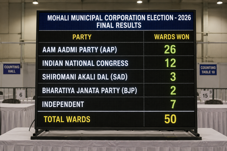 AAP Sweeps Mohali MC With 26 Wards — What It Means for Property Buyers