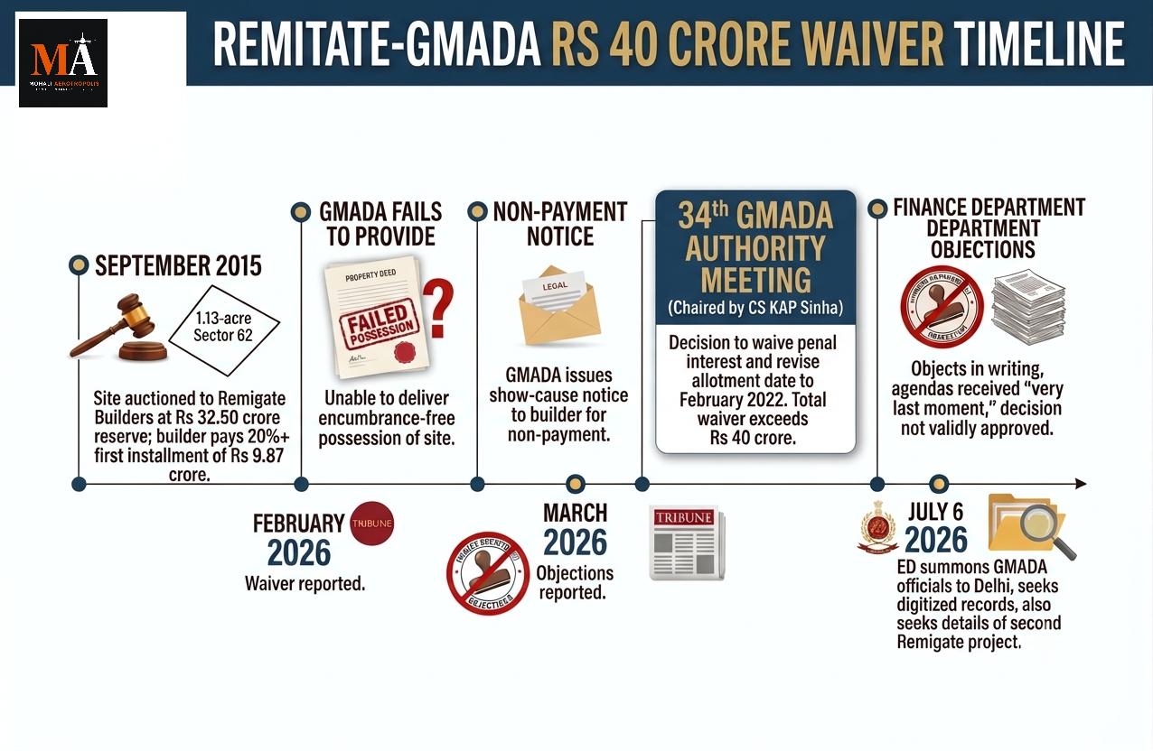 Why the ED Is Investigating GMADA's ₹40 Crore Waiver to a Mohali Builder