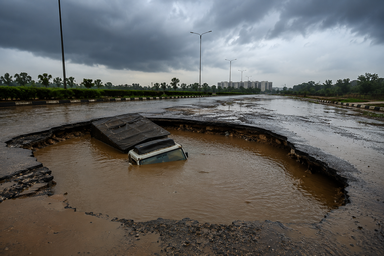 Death Traps: What One Monsoon Hour Revealed About Mohali's Roads