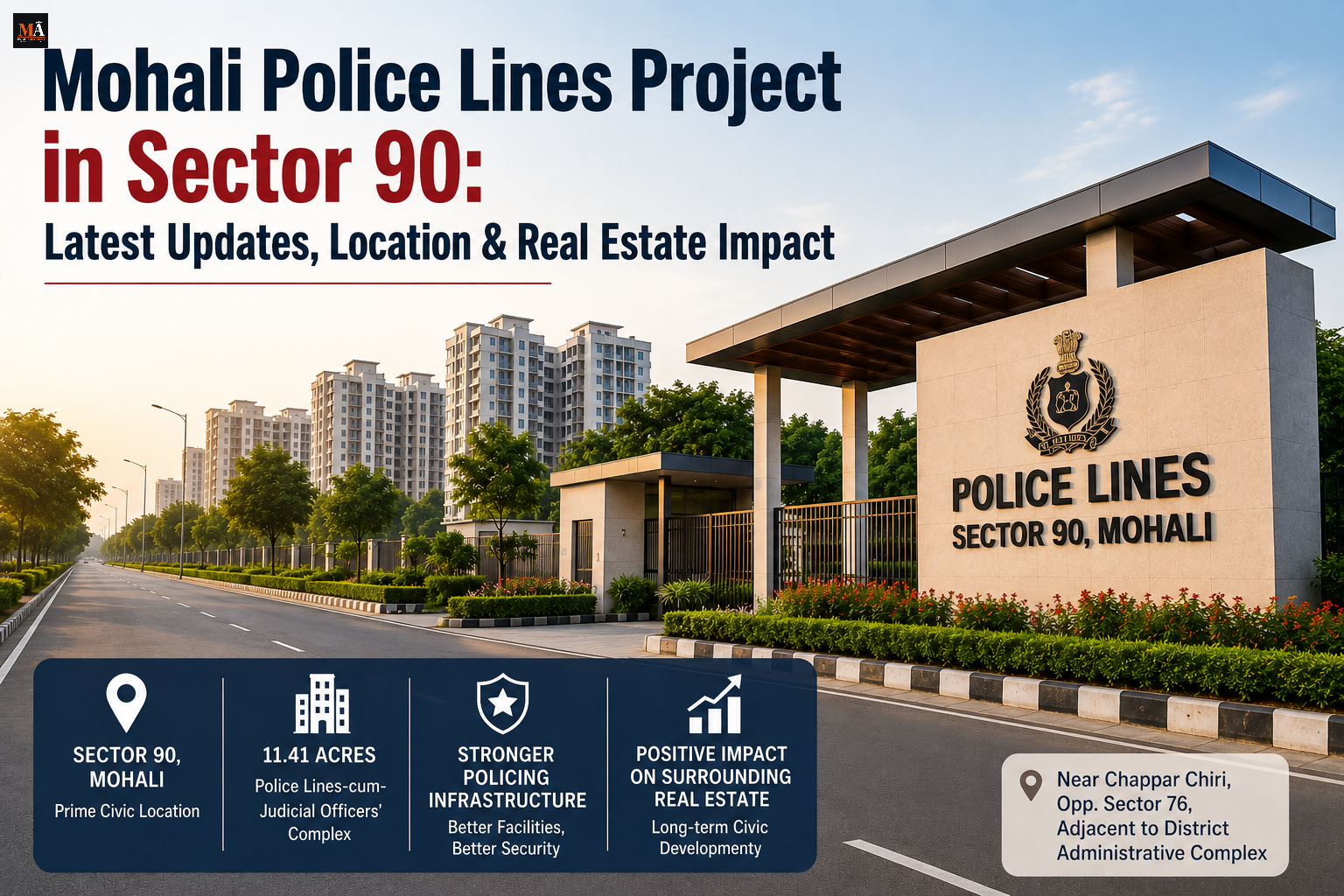 Mohali Police Lines Project in Sector 90: Latest Updates, Location & Real Estate Impact