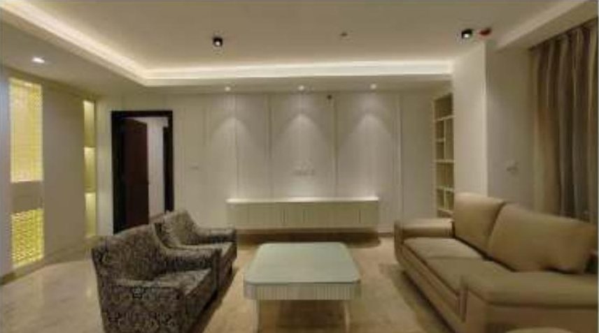 Living room, indicative interior